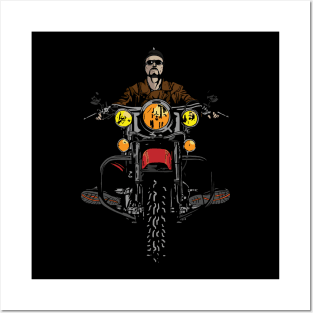 Biker Posters and Art